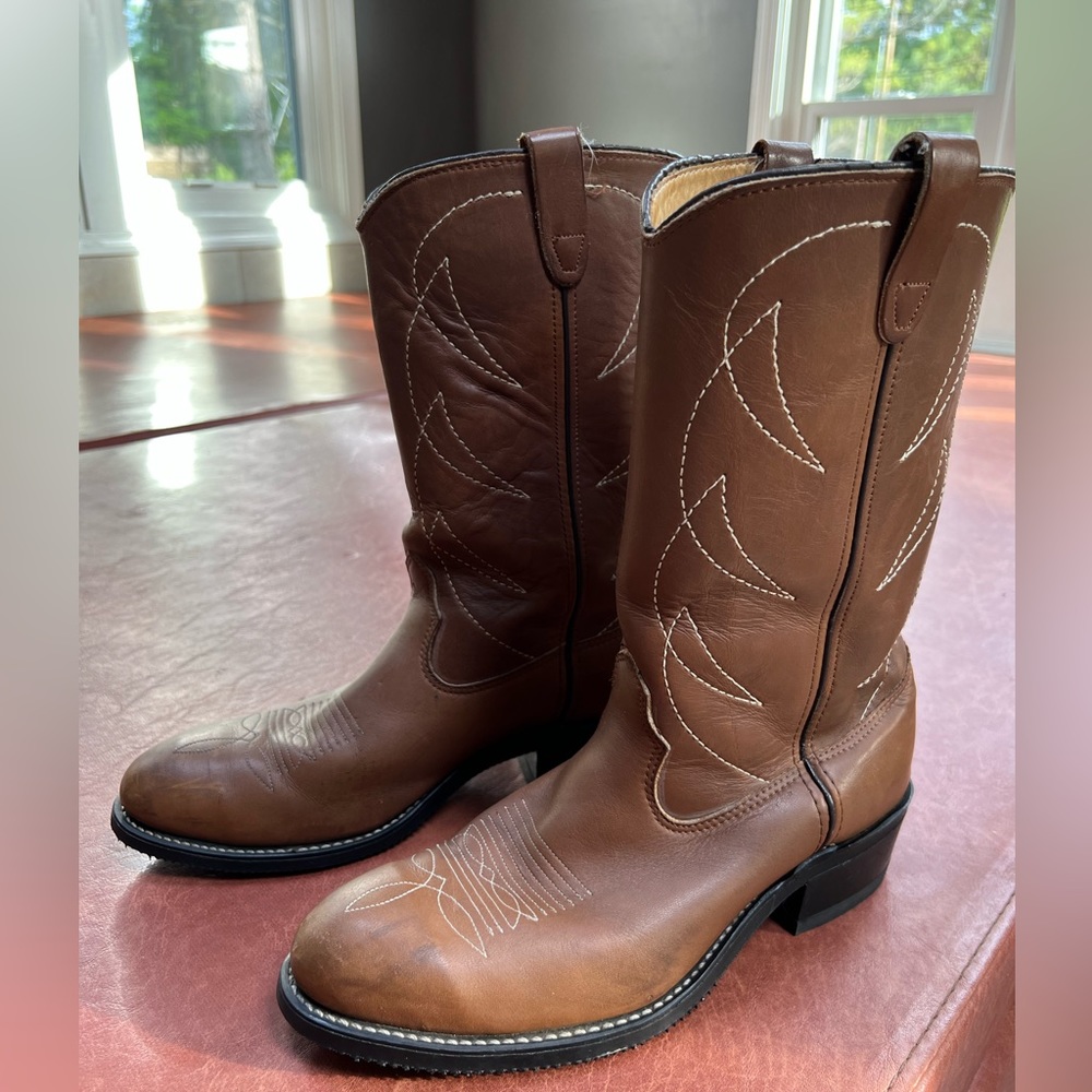 Red Wing ANSI Z41 steel toe western work boot 10 EE